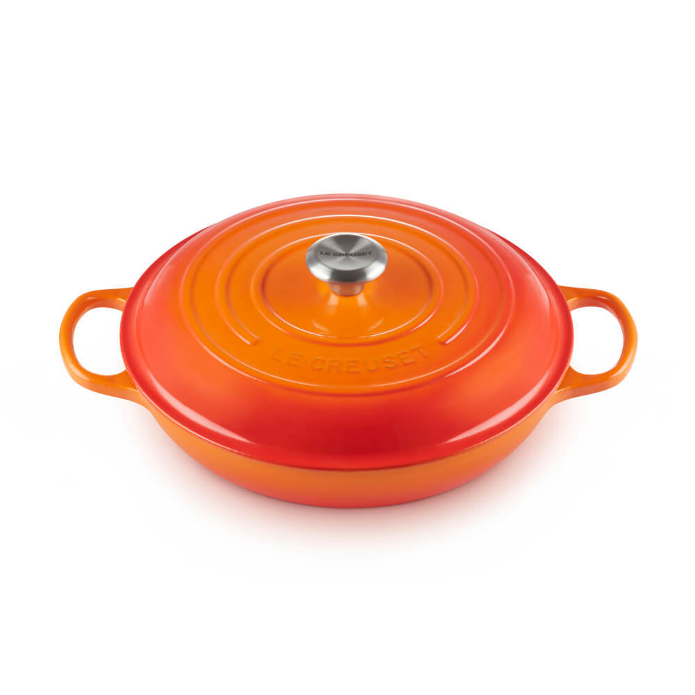 Le Creuset Signature Volcanic Cast Iron Shallow Casserole 30cm